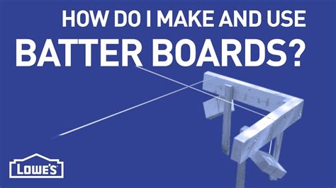 How Do I Make And Use Batter Boards Diy Basics Youtube