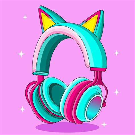 Diseño de auriculares modernos auriculares inalámbricos ilustración