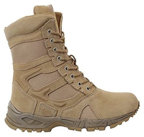 Rothco Forced Entry Deployment Boots With Side Zipper 8 Inch