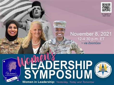 Virtual Symposium To Focus On Women In Leadership Air Force