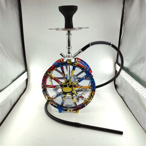 Single And Double Tube Large Hookah Acrylic Wheel Hookah Hookah Acrylic