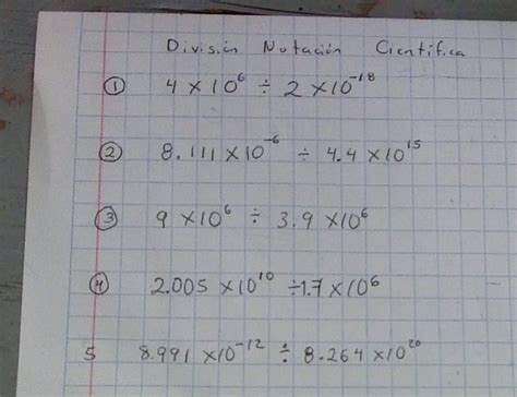 Física en el bachillerato Justo Sierra División con notación científica