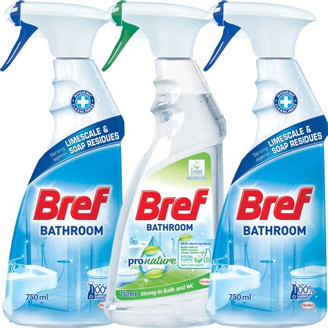 Bref Łazienka Spray czyszczenia BATHROOM 3x 750 ml Henkel Sklep