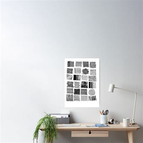 mark making poster  sale  foxdesign redbubble