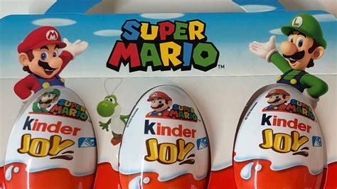 Kinder Joy Super Mario Ü Eier Youtube