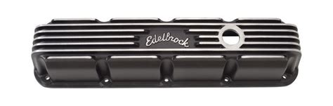 Edelbrock Sbm Klassisch Gerippt V C S Schwarz Ebay