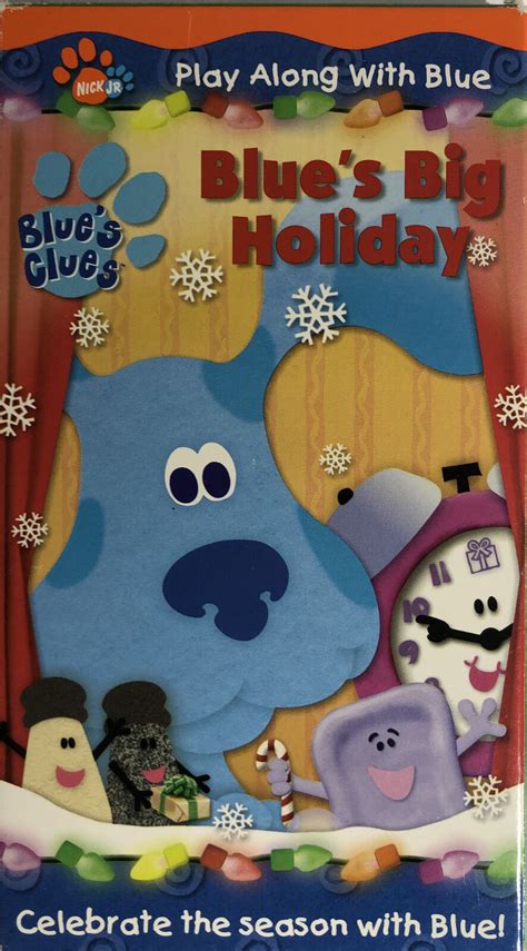 Blue S Clues Blue S Big Holiday Vhs Nickjr Vhs Blues Clues Hot Sex