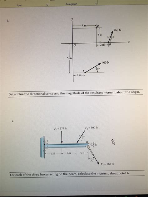 Solved Determine The Directional Sense And The Magnitude