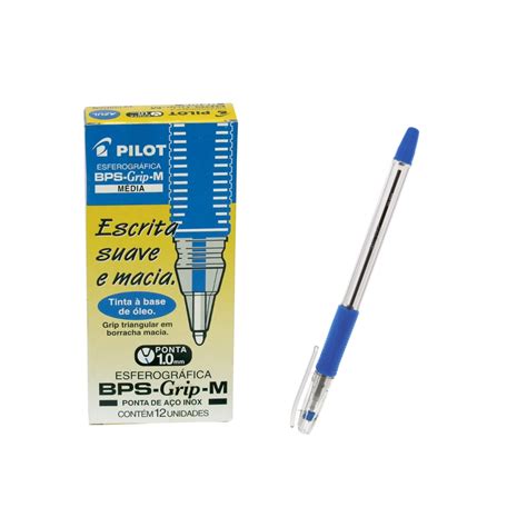 CANETA ESFEROGRAFICA 1 0MM AZUL BPS GRIP M PILOT Soluções em