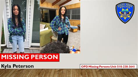 City Of Oakland Help Locate Kyla Peterson A Runaway Person At Risk