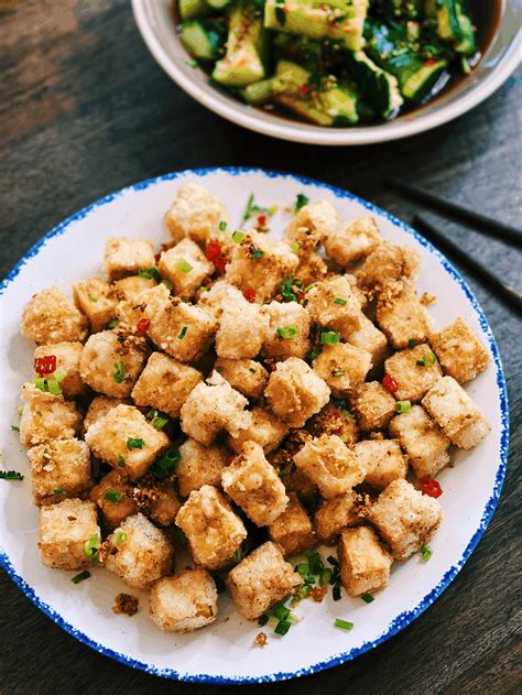 Salt And Pepper Tofu Extra Crispy Tiffy Cooks