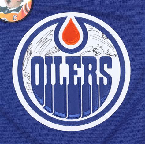 Ben Stelter Commemorative Oilers Jersey Signed By With Connor