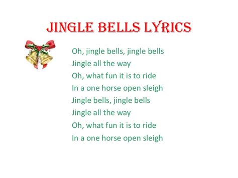 Jingle bells lyrics