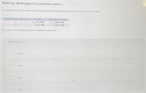 Solved TB MC Qu 09 80 Algo A Granary Allocates A Chegg