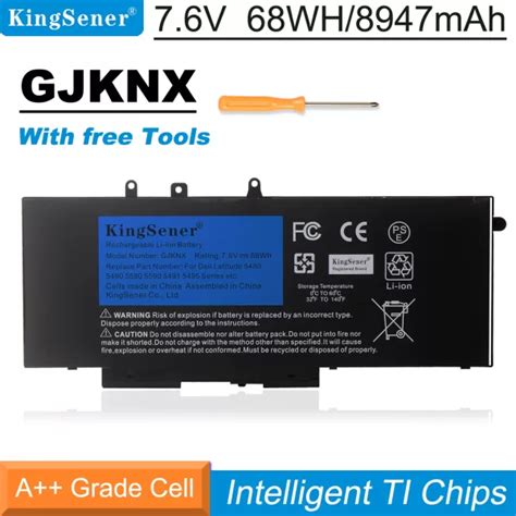 Gjknx Battery For Dell Precision Latitude Series Kingsener