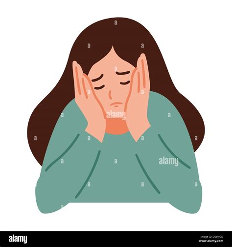 Having Headache M Stock Vector Images Alamy