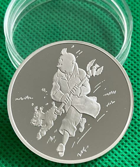 Tintin Médaille en argent Monnaie de Paris Le sceptre Catawiki