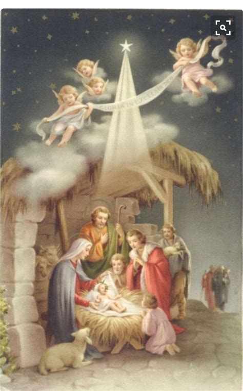 Vintage Nativity Christmas Christian Wallpapers Top Free Vintage