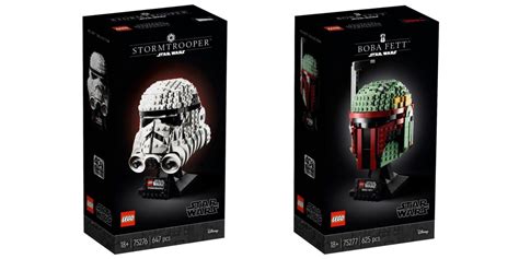 LEGO Boba Fett helmet debuts alongside Stormtrooper kit - 9to5Toys