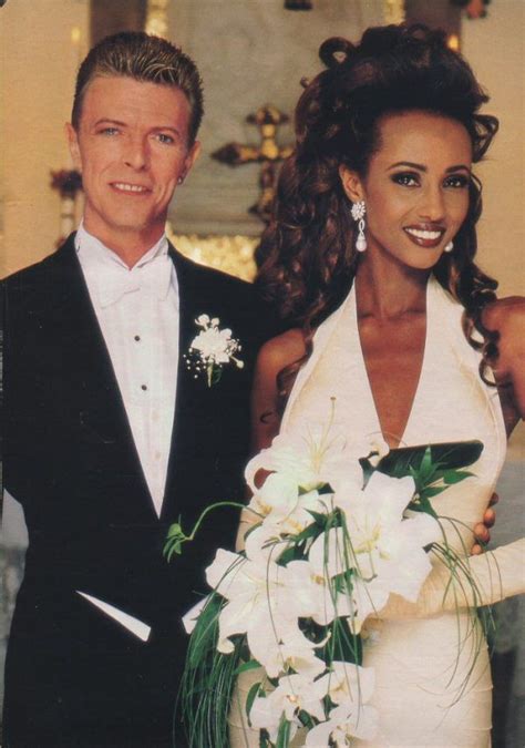 Throwback Thursday: Iman and David Bowie + Halter Neck Wedding Dresses ...