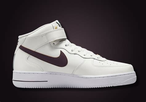 Celebrate In Style With The Nike Air Force 1 Mid 40th Anniversary Sail Brown Basalt Sneaker News