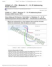 CCNA1 V7 ITN Modules 14 15 Network Application Communications