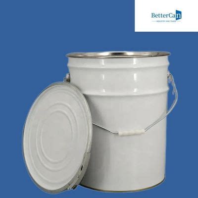 Fer Blanc Seaux De Peinture De Gallons Seau En M Tal L Avec Le