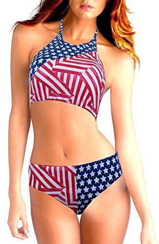 Victoria S Secret Colorblock Padded High Neck Top Bikini Swim Set