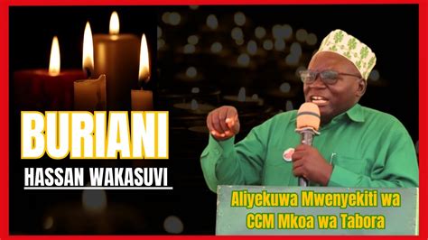 LIVE MAZISHI YA ALIYEKUWA MWENYEKITI CCM MKOA HAYATI HASSAN