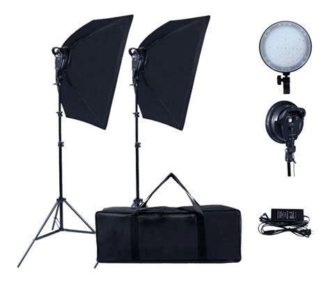 Estúdio Tripe Iluminação Led 168 Softbox 70cm Youtubers Comp R 689