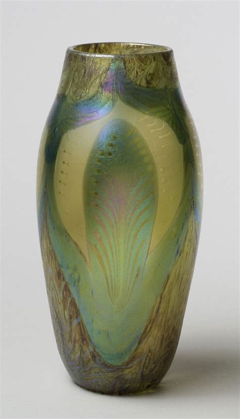 Tiffany Studios New York Iridescent Favrile Glass Vase Tiffany