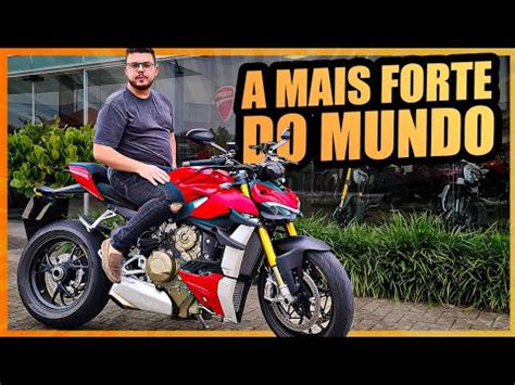 Andamos Na Naked Mais R Pida Do Mundo Ducati Streetfighter V S Youtube