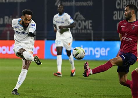 Player Ratings Clermont 1 5 Marseille Pierre Emerick Aubameyang Leads Second Half Rout Get