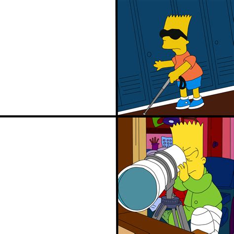 Blind Bart Blank Template Imgflip