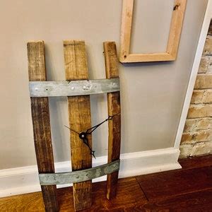 Wine Barrel Wall Clock 20 Wall Clock Made From Refurnished Wine Barrel ...