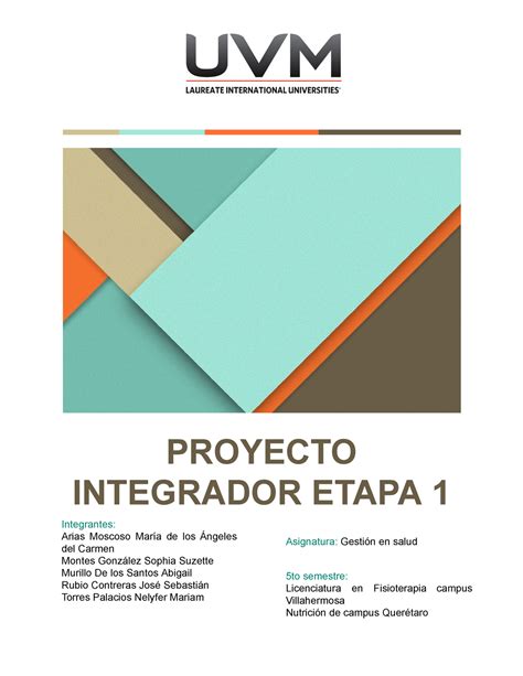 Proyecto Int Etapa Actividad De Blackboard Proyecto Integrador