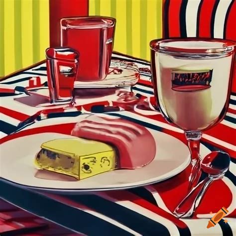 1960s Pop Art In A Diner On Craiyon