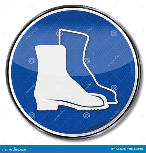 Always Wear Safety Shoes Stock Vector Illustration Of Devices 119638340