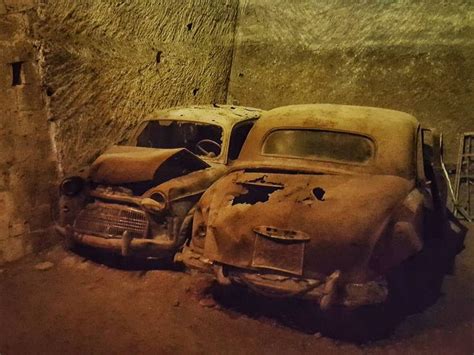 An Old Cars In The Galleria Borbonica Naples Naples Napoli Italy