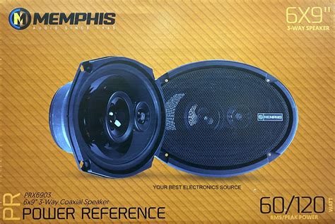 New Memphis Audio Prx6903 6x9 Coaxial 3 Way Speakers Pair 6x9