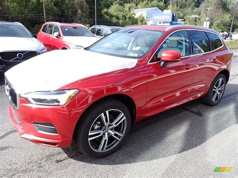 Fusion Red Metallic Volvo Xc T Awd Momentum Exterior Photo