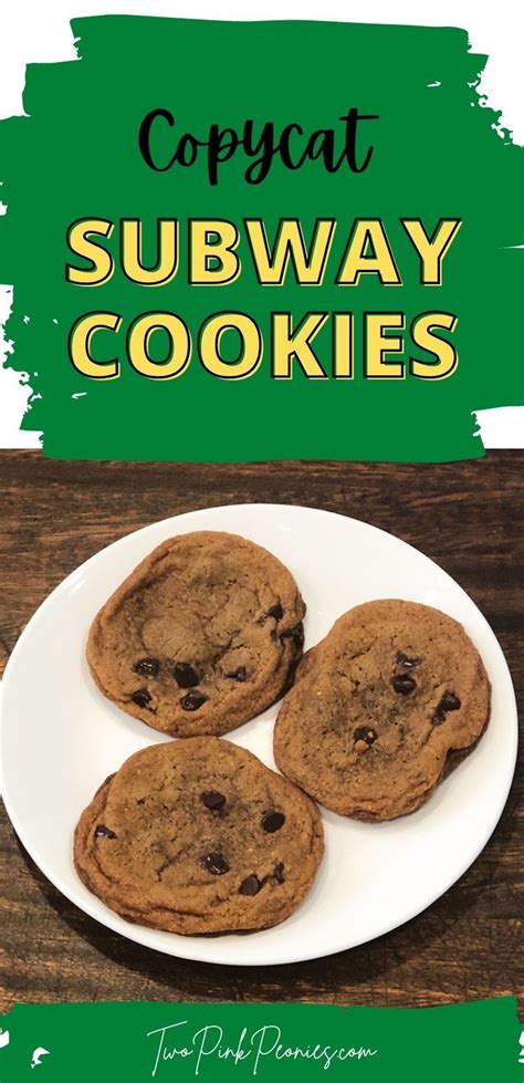 Copycat Subway Chocolate Chip Cookies Subway Chocolate Chip Cookies