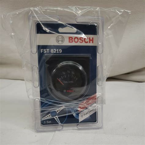 Fst8219 Bosch Style Line 2 Electrical Fuel Level Gauge Black Face Ebay