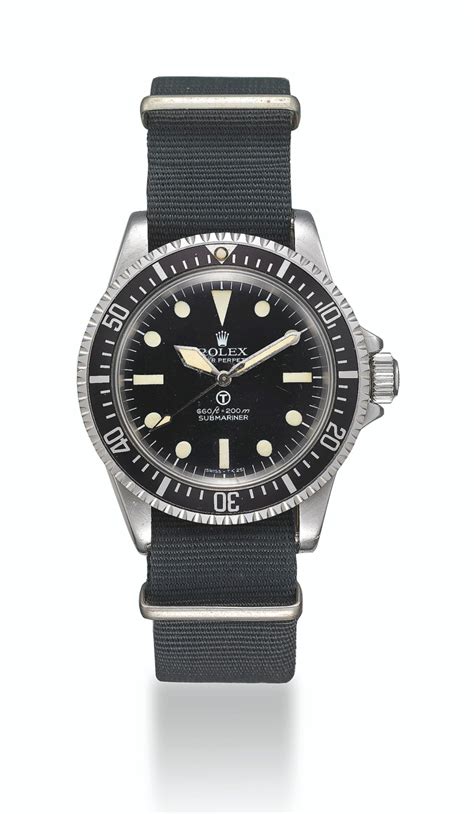 Rolex Steel Submariner Milsub Ref 5513 17 Made For The Bristish Royal Navy Case No 3’926