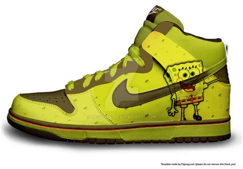 Spongebob Nikes By Sigsgfx On Deviantart