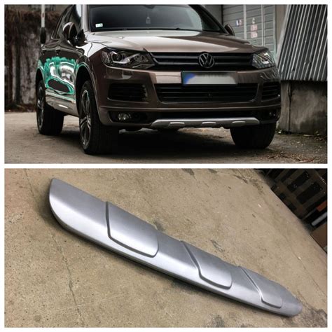 Front Offroad Spoiler Valance For Vw Touareg Mk2 7p 2010 2014 R Line Avogroup Lv Auto Parts