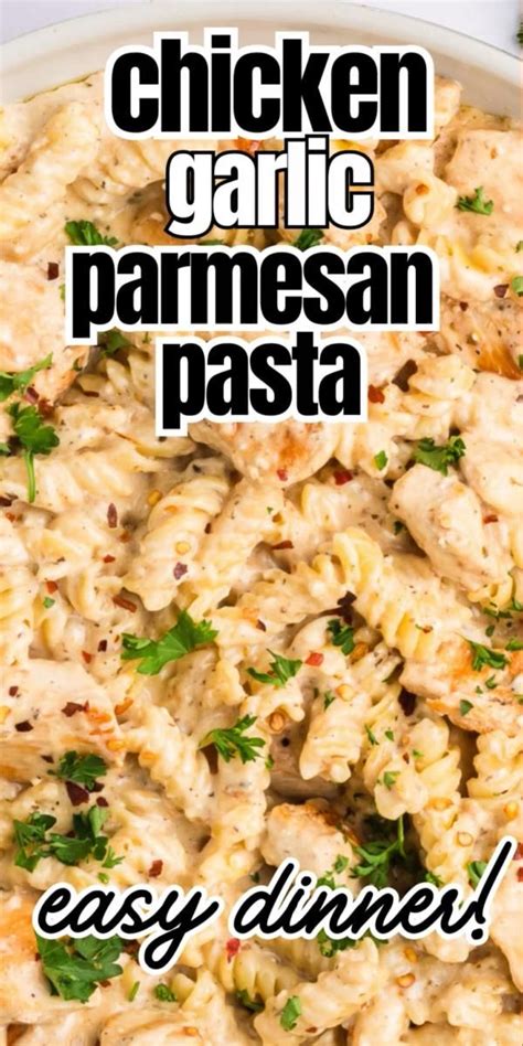 Crockpot Garlic Parmesan Chicken Pasta Viral Tiktok Recipe Recipe In 2024 Crockpot Chicken