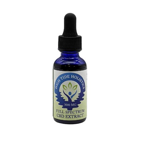 3000mg Full Spectrum Cbd Tincture High Tide Holistics