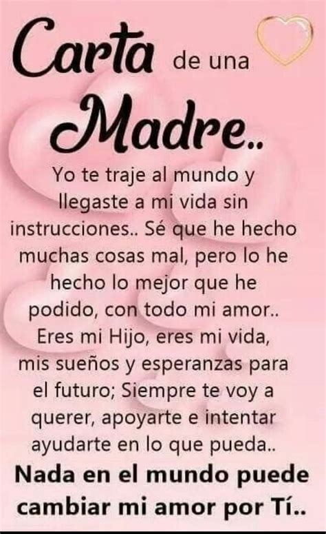 Ideas De Carta Para Un Hijo Birthday Girl Quotes Mother Quotes