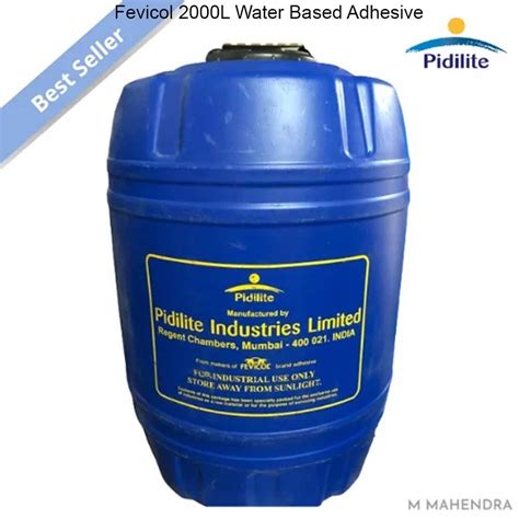 Pidilite Fevicol L Water Based Adhesive Kg Hdpe Barrel At Rs